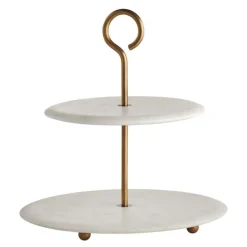 Ellia etasjefat 35 cm hvit