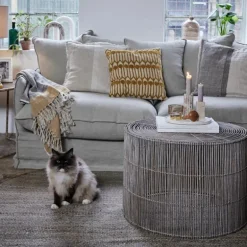 Ellia serveringsfat 25x25 cm hvit