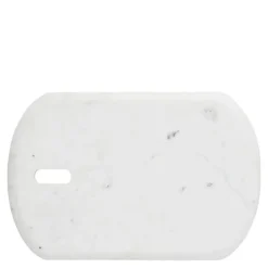 Ellia skjærebrett 45x30 cm hvit marmor