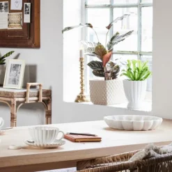 Ellia skål 30x30 cm hvit