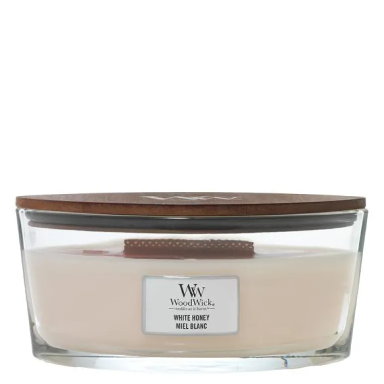 Ellipse duftlys white honey