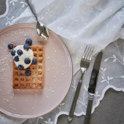 Eloise duk 220x160 cm råhvit