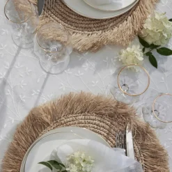 Eloise duk 280x160 cm sand