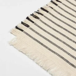 Elouise bordbrikke 41,5x32 cm 2 stk offwhite/black