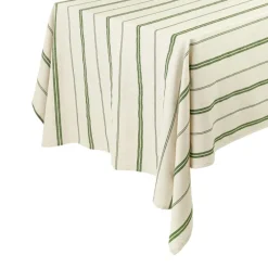 Elsa duk 145x250 cm stripe natur/grønn