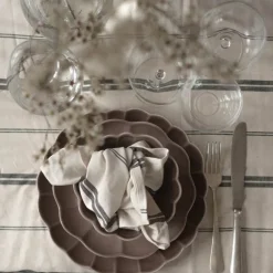 Elsa kjøkkenhåndkle 70x50 cm natur/svart