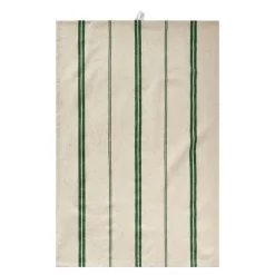 Elsa kjøkkenhåndkle 50x70 cm natur/grønn