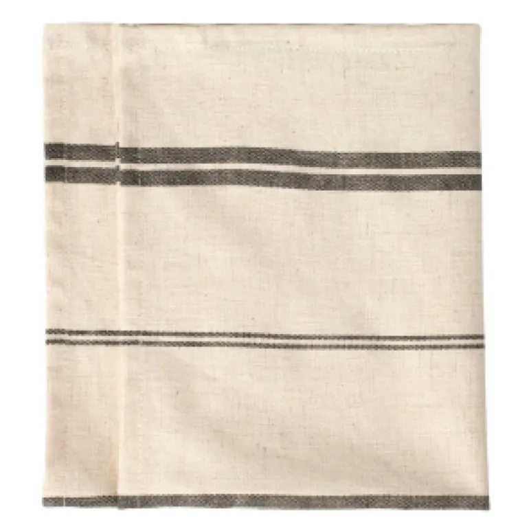 Elsa servietter 45 cm 2 stk natur/svart