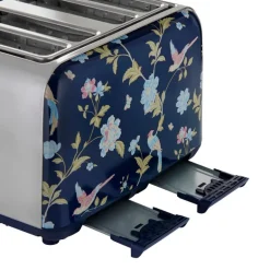 Elveden brødrister 4 skiver blue/silver