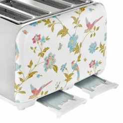 Elveden brødrister 4 skiver white/silver