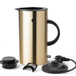 EM77 vannkoker 1,5L børstet messing