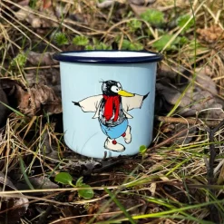 Emaljekopp 37 cl Solan blå