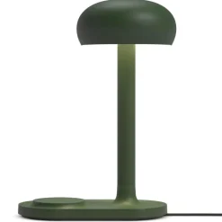 Emendo lampe med trådløs Qi-lader emerald