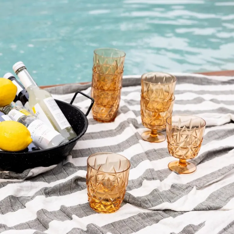 Emilie pledd 170x130 cm grønn/hvit