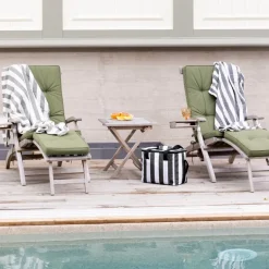 Emilie pledd 170x130 cm grønn/hvit