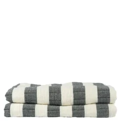 Emilie pledd 170x130 cm svart/hvit