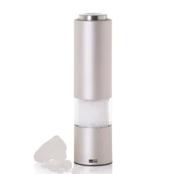 eMill.3 krydderkvern batteridrevet m/LEDlys lys grå