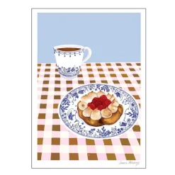 Emma Forsberg poster 50x70 cm raspberry meringue