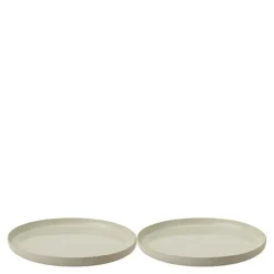 Emma tallerken 24 cm 2 stk grå