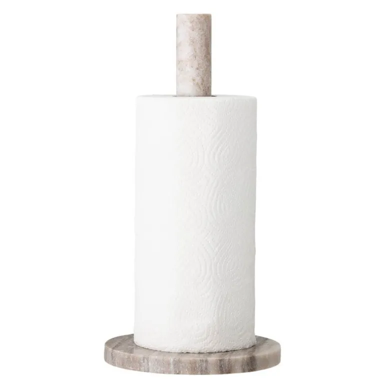 Emy kjøkkenrullholder 30 cm marmor natur