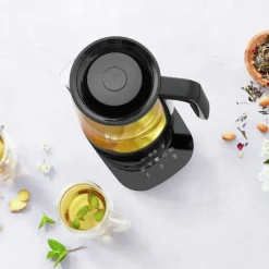 Enfinigy vannkoker glass m/tesil 1,7L svart