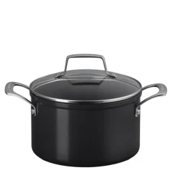 ENSC gryte med glasslokk 3,8L 20 cm black
