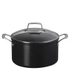 ENSC gryte med glasslokk 6L 24 cm black