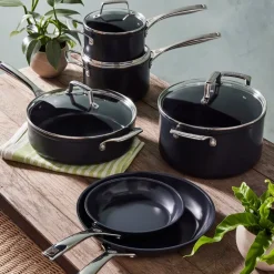 ENSC traktørpanne med glasslokk 4L 26 cm black