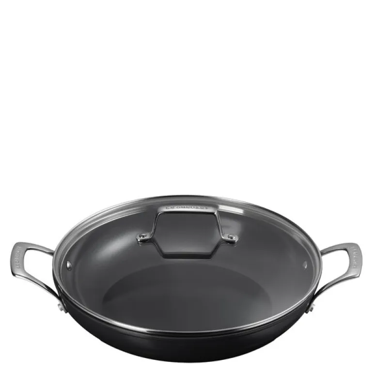 ENSC traktørpanne med glasslokk 3,7L 30 cm black