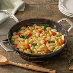 ENSC traktørpanne med glasslokk 3,7L 30 cm black