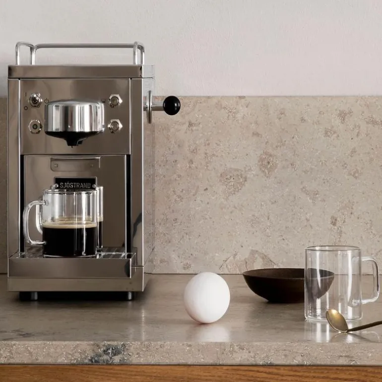 Espresso kaffemaskin 1,5L sølv