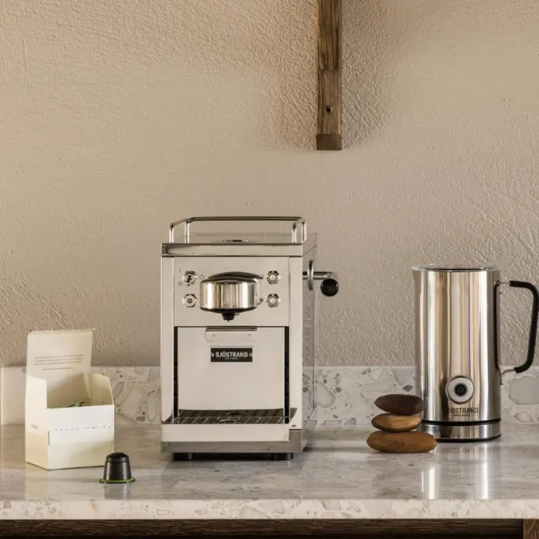 Espresso kaffemaskin 1,5L sølv