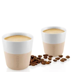 Espresso krus 8 cl 2 stk beige