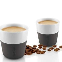 Espressokrus 8 cl 2 stk svart