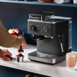 Espressomaskin m/kaffekvern halvautomatisk 5KES6551 cast iron black