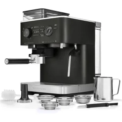 Espressomaskin m/kaffekvern halvautomatisk 5KES6551 cast iron black