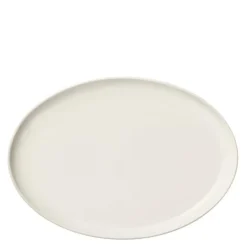 Essence oval tallerken 25 cm hvit