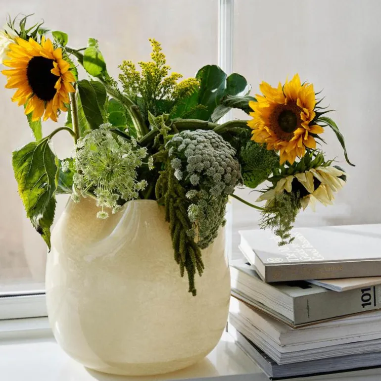 Esther vase 30 cm anise flower yellow