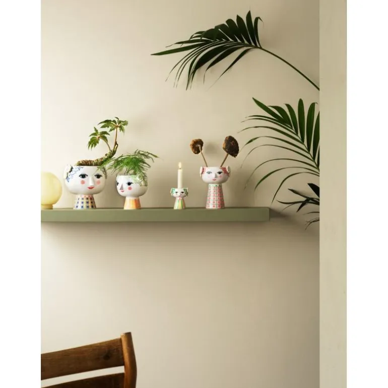 Eva potteskjuler 21 cm blå