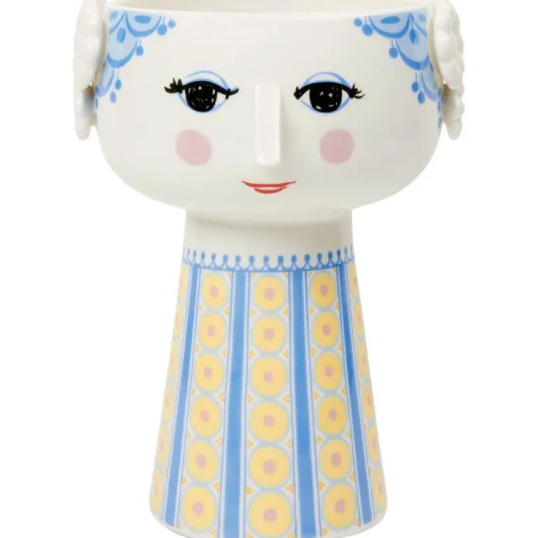 Eva vase 18,5 cm blå