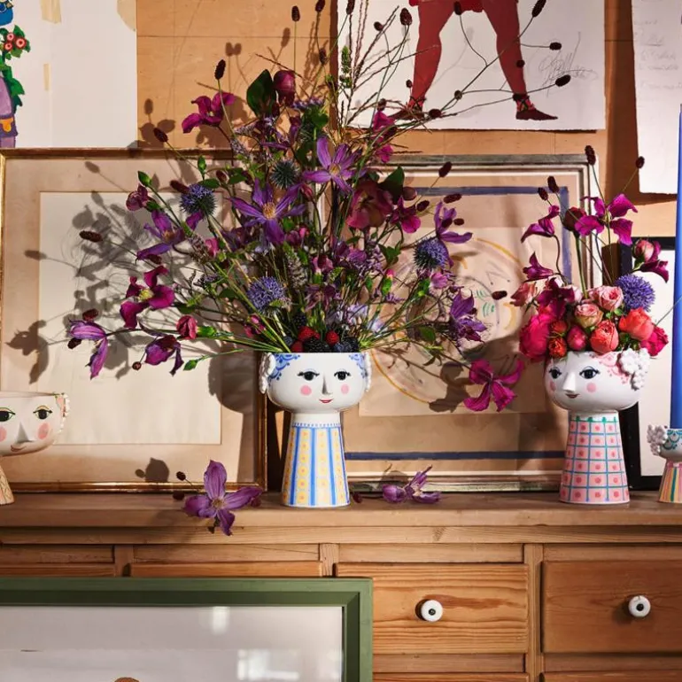 Eva vase 18,5 cm blå