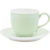 Everyday Alice kopp med fat 20 cl pale green
