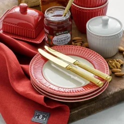 Everyday Alice tallerken 26,5 cm dark red