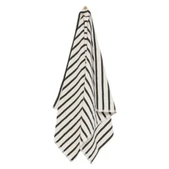 Everyday stripe håndkle 70x140 cm antrasitt