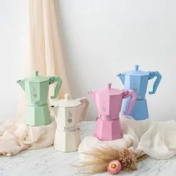 Exclusive Moka Express 6 kopper 25 cl rosa