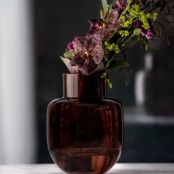 Family vase 26x18,5 cm brun