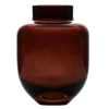 Family vase 17x12,5 cm brun