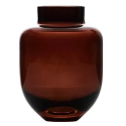 Family vase 17x12,5 cm brun