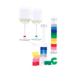 Fargekode til vinglass 10 stk