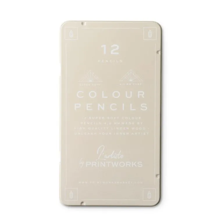 Fargepenner 12 stk klassisk